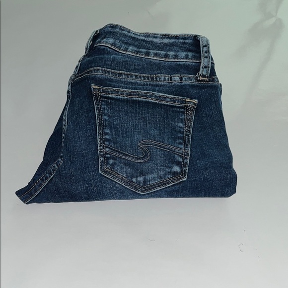 Silver Jeans Suki Skinny Crop Mid Rise Size 25 - Picture 3 of 16